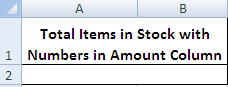 MS Excel count numeric data in cell