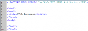 HTML 4 Code