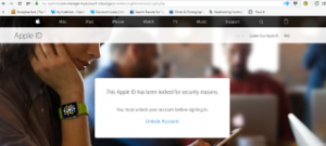 Apple Login ID Fake Webpage