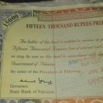 Prize Bond Rs. 15000
